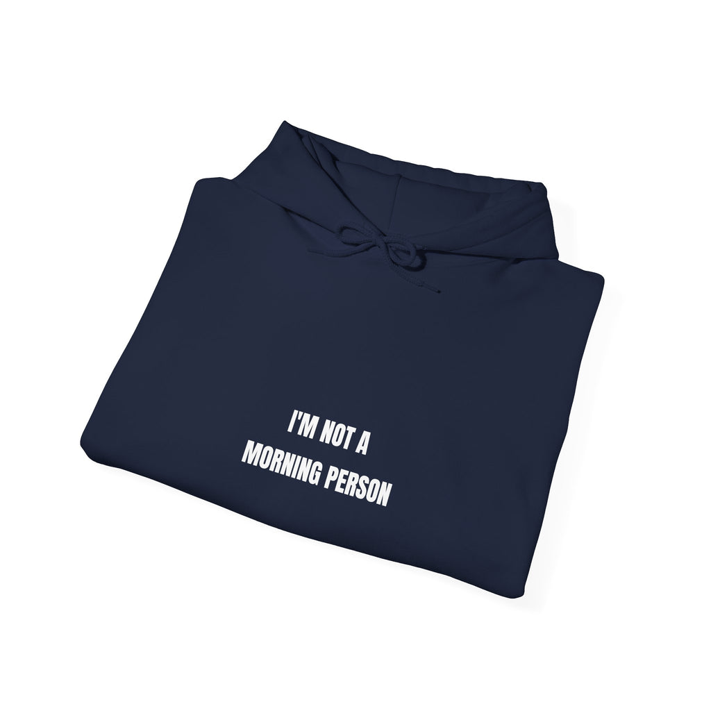 I'm Not A Morning Person Funny Hoodie