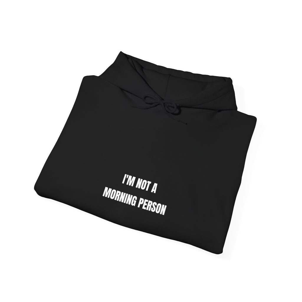 I'm Not A Morning Person Funny Hoodie